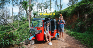 Travelling to Sri Lanka with your kids and renting a tuktuk!