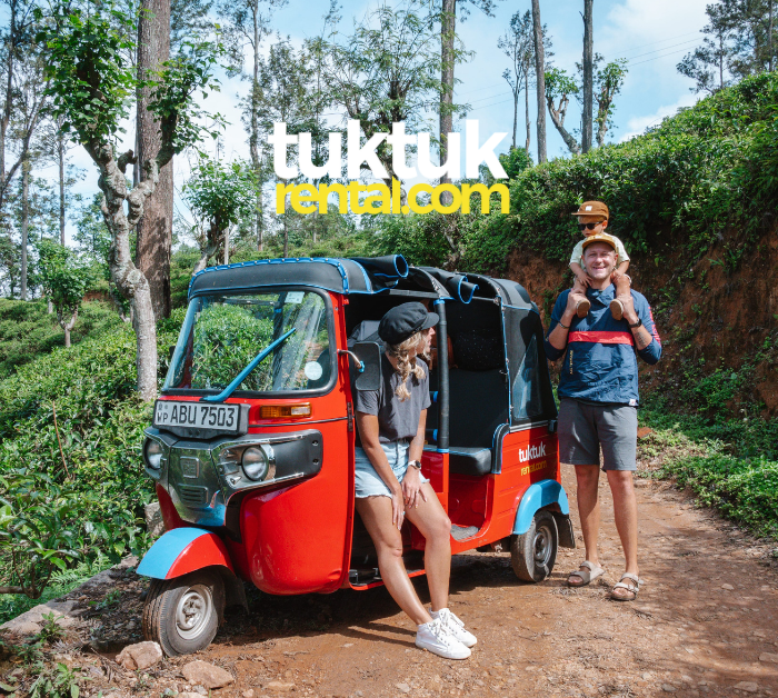 Travelling to Sri Lanka with your kids and renting a tuktuk!
