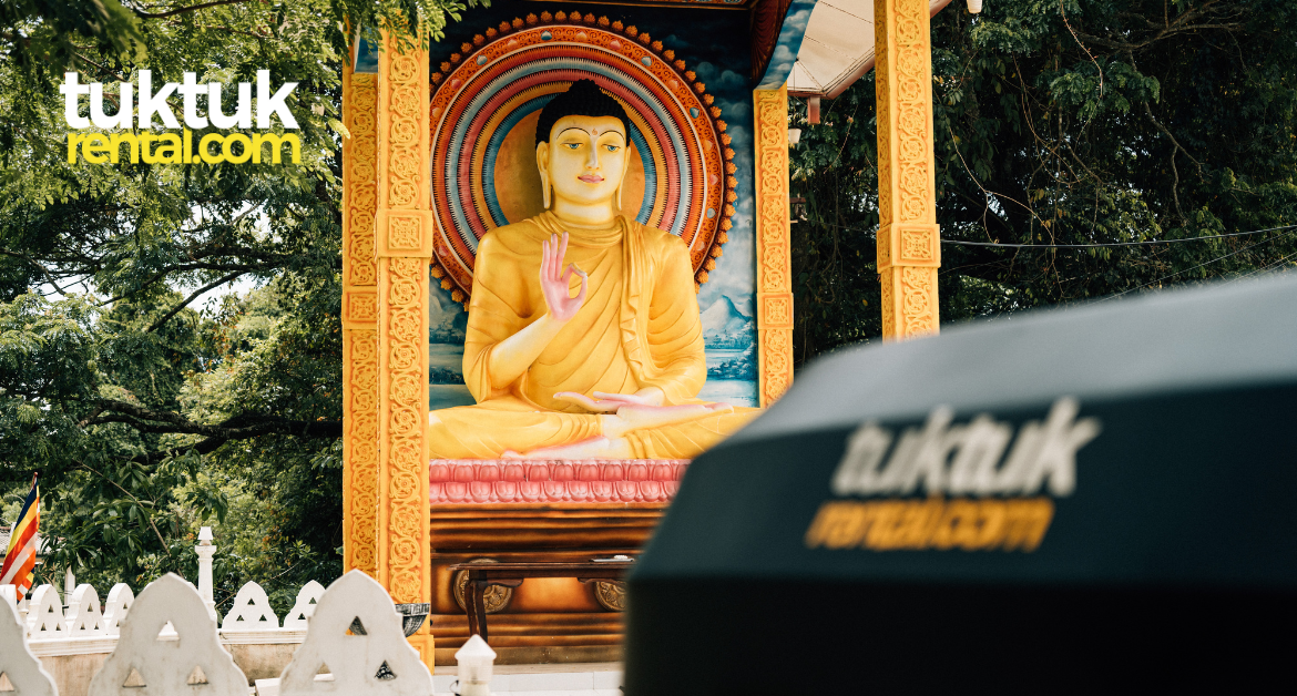 Explore Veseak festival in Sri Lanka with your tuktuk