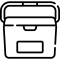 A graphic representation of storage Container.