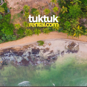 Hiriketiya Top View Drone Shot Logo