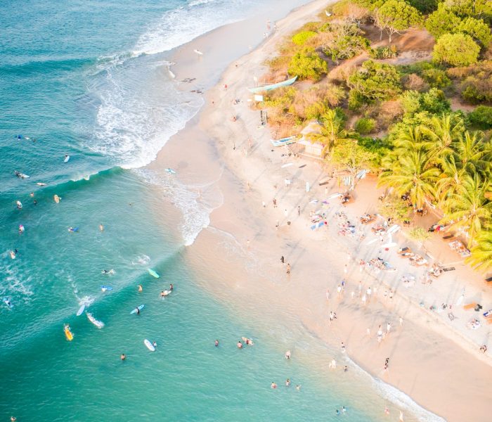 Best time to visit Sri Lanka - Aerial view of a beach - sri lanka seasonal travel guide.