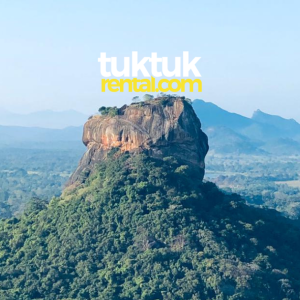 Sigiriya Rock with logo in it