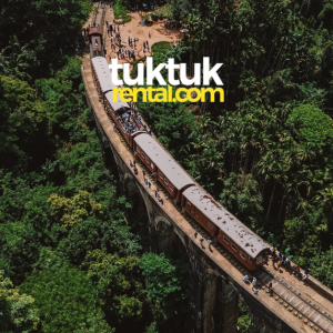 A logo for a train ride.