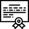 Icon  certificate