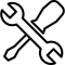 An icon representing maintenance activities.